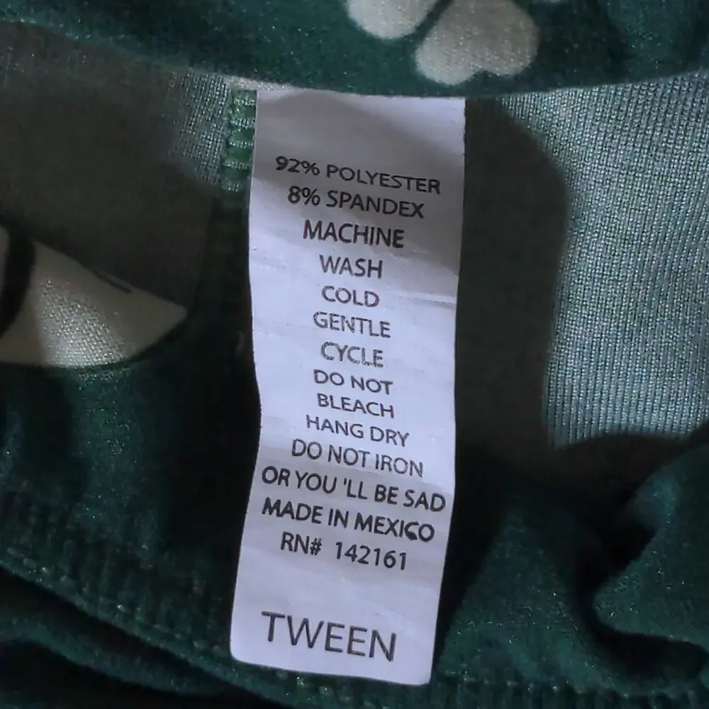LuLaRoe Leggings in Leprechaun Print Shamrocks – Tween